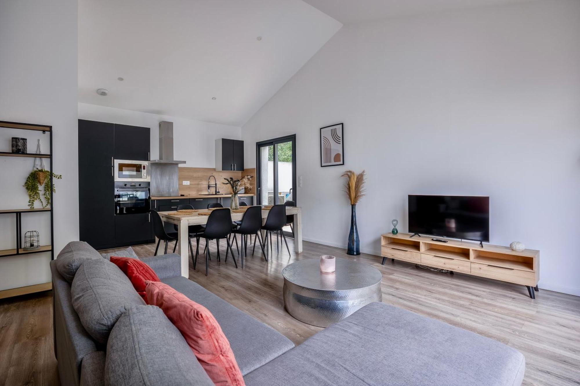 Maison T4 Climatisee Avec Jacuzzi A Lagord Exterior foto